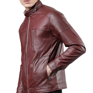 Outdoor Wear Men <b>Leather</b> Jacket <b>High</b> Quality Anti Wrinkle Hot Selling Reasonable Rate <b>Top</b> Trending lightweight <b>Leather</b> Jacket - Product Image 2