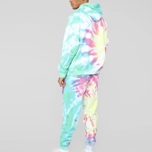 Ensemble de survêtement personnalisé avec logo, en polyester, sweat-shirt à manches longues et pantalon, ensemble 2 pièces, jogging pour homme, survêtement de sport - Product Image 2