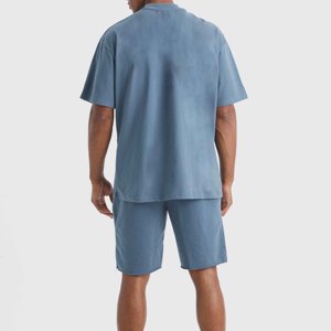 SAFETY SPECTRUM Conjunto Deportivo de Verano para Hombre, Talla Grande, 100% Algodón Ecológico, Camiseta y Pantalones Cortos para Baloncesto, Venta al Por Mayor - Product Image 6