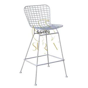 Fabricante indiano de Metal Proof Indoor-Outdoor Bar Chair Reforçando Metal Stool Bar Chair ao melhor preço