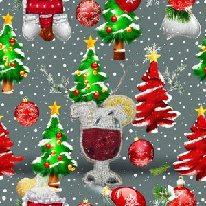 Nueva Decoración de Pared Elegante Hecha a Mano con Cuentas Bordadas Multicolores, Adornos Colgantes Ecológicos y Duraderos de Tela Suave para Navidad - Product Image 3