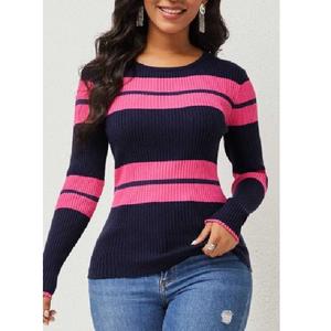 Suéter de cuello alto europeo para mujer, estilo holgado, de mezcla de lana gruesa, tejido, para otoño/invierno, proveedor de BD - Product Image 4