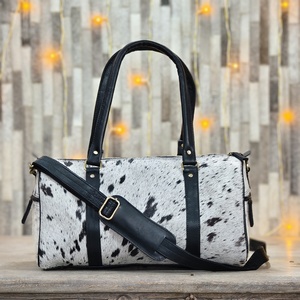 New Arrival Vintage 100% Real Cowhide Leather Fashion Low Price Handmade Personalized Custom Logo Durable Duffle Travel <b>Bag</b> - Product Image 2