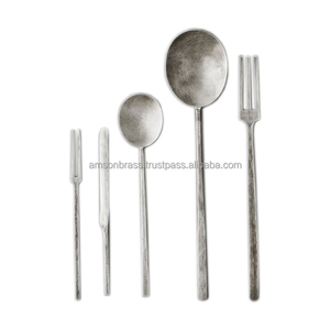 Metal Brass Metal Cutlery Set High Quality Cutlery Home Hotel & Restaurant Usage <b>Flatware</b> Tabletop Cutlery Set - Product Image 6
