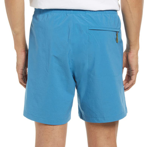 Pantalones Cortos Bermuda de Secado Rápido para Hombre, Color Sólido, Cintura con Cordón, Ropa Casual, Tela de Poliéster Azul - Product Image 2