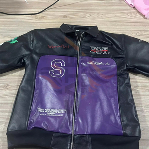 Veste en cuir véritable zippée pour homme, manteau printemps-automne, veste de mode pour homme, col rabattu, coupe ajustée, veste décontractée - Product Image 1