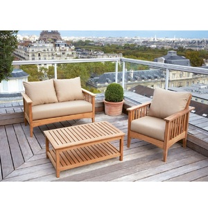 teak patio <b>sofa</b> outdoor made in indonesian furniture solid <b>wood</b> - Product Image 1
