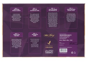 Kit de soin du visage professionnel Silkberry Herbal Ultra Sheen Therapy Ultra Glow 1280g, éclaircissant pour la peau, usage commercial - Product Image 4