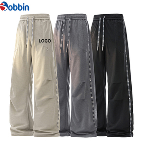 Unique Style Men <b>Trouser</b> New Style Men's Casual Sports Pants Mid Loose Wide Leg Dyed Spring Summer Straight Leg Spring Wear - Product Image 6
