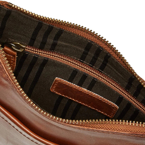 Genuine Leather Crossbody <b>Bag</b> Women Tan Minimalist Striped <b>Strap</b> <b>Shoulder</b> <b>Bag</b> Daily Use All Seasons - Product Image 5