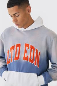 Herren Oversize Kapuzenpullover Farbverlauf LTD EDN Aufdruck Vordertasche Streetwear Herbstkleidung French Terry Polyester - Product Image 2