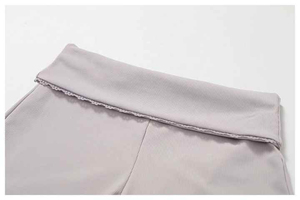 Best Design Women's High Waist <b>Leggings</b> Custom Logo 100% Quality Casual Comfortable Plain Dyed Breathable Spandex/Polyester - Product Image 5