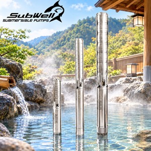 ปั๊มน้ำแบบจุ่มใต้น้ำ 4 นิ้ว ยี่ห้อ Formosa Subwell OEM ผลิตจากสแตนเลสทั้งตัว ทนแรงดันสูง แบบหลายใบพัด กำลัง 5 แรงม้า มอเตอร์สามเฟส ระยะส่งน้ำ 2 เมตร - Product Image 1