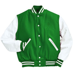 Blouson universitaire réversible en laine de baseball personnalisé, style Letterman, respirant, avec logo brodé fini, qualité supérieure - Product Image 1