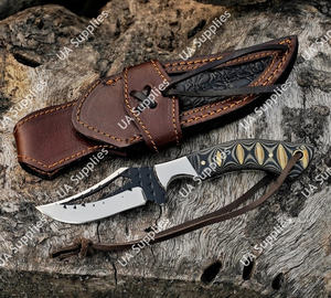 มีดทำมือสำหรับช่างตัดแต่งกีบม้า ใบมีดคงที่ สำหรับกิจกรรมกลางแจ้ง ตั้งแคมป์ ล่าสัตว์ ด้ามจับ G10 Micarta แบบ Full Tang มีดสกินเนอร์ รับผลิตแบบ OEM/ODM/OBM - Product Image 4