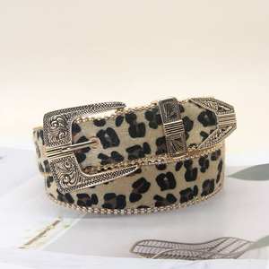 Ceinture décontractée vintage en cuir de vache véritable pour homme avec boucle en cuivre, durable, largeur 38 mm, longueur 110-125 cm - Product Image 3