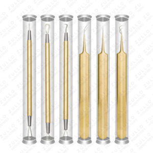 Kit Extractor de Acné y Puntos Negros Facial – Herramientas de Limpieza de Poros de Acero Inoxidable de 6 Piezas, Calidad Profesional con Etiqueta Personalizada - Product Image 1