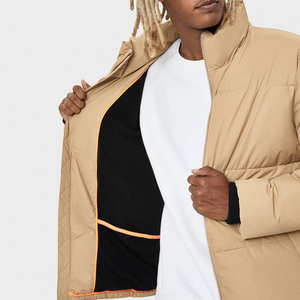 Chaqueta Acolchada de Invierno para Hombre, Estilo Urbano, Naranja y Verde, Cálida, Ligera, con Revestimiento, Servicio OEM/ODM, Entrega Global Rápida - Product Image 4