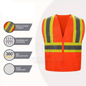 Gilet de travail robuste, coupe confortable avec poches de rangement fonctionnelles pour l'entretien industriel et les travaux en extérieur - Product Image 5