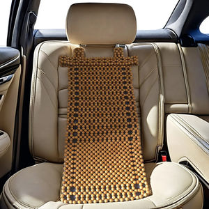 Funda de Asiento de Madera con Cuentas para Mayor Comodidad en Viajes Largos - Product Image 1