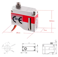 Micro servo numérique à engrenages métalliques haute performance KST X06N V6.0 1,8 kg à couple élevé pour planeur RC
