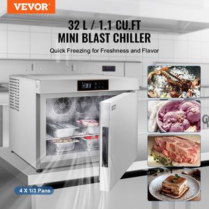 Attrezzatura commerciale di refrigerazione della cucina 32L Blast Freezer con 4 vassoi Blast Chiller per frutti di mare & gelato - Product Image 2