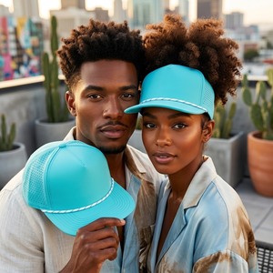 Custom Embroidery Logo 5 Panel Rope <b>Flat</b> Brim Waterproof Fabric Laser Cut Hole Snapback <b>Cap</b> And Hat Wholesale For <b>Man</b> And Woman - Product Image 6