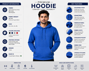 Sudadera con Capucha para Hombre, Color Sólido, Corte Regular, Forro Polar de Algodón, Informal, para Invierno, Impermeable, Transpirable - Product Image 4