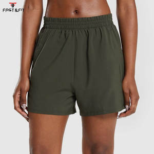 Shorts Deportivos para Mujer, Transpirables, de Cintura Alta, Ajustados, de Secado Rápido, para Verano - Product Image 1