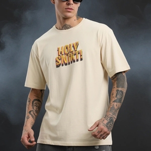 T-shirt de sport décontracté pour homme en polyester à séchage rapide, avec logo personnalisé, maillot de fitness vierge pas cher, design grande taille - Product Image 1