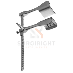 Écarteur de côtes droit en acier inoxydable Tuffier pour chirurgie thoracique par Blush Surgical - Product Image 1