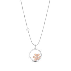 Minimalist 925 Sterling Silver Lock Pendant Necklace Rhodium Plated Snake Chain Unisex Everyday Wear Made from Recycled Silver - Product Image 2