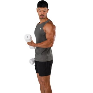 Débardeur de sport Aeroflex pour homme, sans manches, respirant, pour entraînement, couleur anthracite, vêtements de sport - Product Image 4