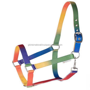 Cabestro de nailon de primera calidad hecho a mano con herrajes de acero inoxidable y níquel, tamaños personalizados y muchos colores disponibles - Product Image 1