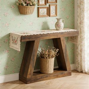 Multi-Purpose <b>Console</b> <b>Table</b> with Storage Space for Use As a <b>Sofa</b> <b>Table</b> or Entrance <b>Table</b> - Product Image 4