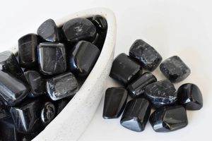 Venta al por mayor de cristal natural turmalina negra piedras caídas ágata de piedras preciosas curativas para la decoración del hogar comprar de ágata Aameena - Product Image 4