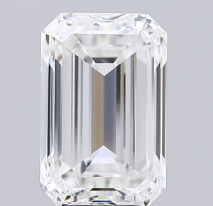 Diamant de laboratoire certifié IGI 4,01 CT, taille émeraude, couleur E, clarté VVS1, CVD LG 781645575 ROYAL GEMS pour la fabrication de bijoux - Product Image 1
