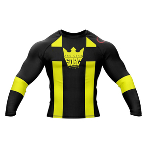 SAQIB&CO Rashguard Unisex para Artes Marciales Mixtas, Ajustado, Manga Larga, Secado Rápido, Spandex/Poliéster, Estampado Negro y Verde Menta - Product Image 5