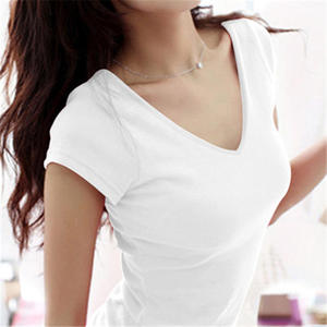 Camisetas de Verano para Mujer OEM 2026, Nueva Llegada, Personalizadas, de Manga Corta, Ropa Femenina, Fabricadas por TRIOTAKE INDUSTRY - Product Image 1