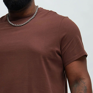 T-shirt homme coupe ample pour la collection été, style urbain, imprimé graphique, toucher confortable, avec logo personnalisé - Product Image 4