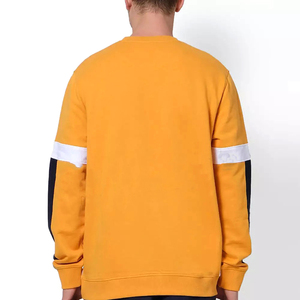 Fashionable Men Loose Fit Customizable Fleece Sweatshirts Custom Logo High Quality Eco-Friendly Casual Solid Pattern Sweatshirt - Product Image 2