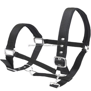 Halter de cheval en nylon de qualité supérieure avec sangle en nylon épais dans de nombreuses couleurs et tailles avec cheval de licou en acier inoxydable - Product Image 3