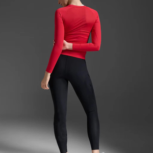Camisetas de compresión de secado rápido al por mayor, más vendidas, de manga larga completa, para hombre y mujer, transpirables, de spandex/poliéster, unisex. - Product Image 5