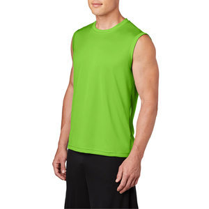 Breathable <b>Moisture</b> Wicking Quick Dry Eco-Friendly Mens Tank Top Custom Logo Customizable Design for Fitness Training - Product Image 6
