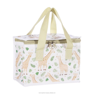 Bolsa térmica enfriadora de papel de aluminio de tamaño personalizado al por mayor, bolsas de almuerzo de playa de viaje aisladas para entrega de alimentos, tamaño personalizado - Product Image 1