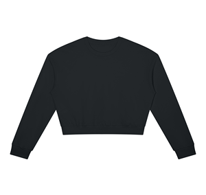 Sweat-shirt court pour femme de qualité supérieure |   T-shirt en coton épais à col rond |   Fabricant de vêtements streetwear sur mesure à marque privée - Product Image 1