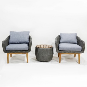Modern Outdoor Furniture Patio Conversation Set Cool Bar <b>Table</b> Wicker Ottomans Bistro Sets for Porch Backyard <b>Balcony</b> Poolside - Product Image 2