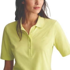 Nueva llegada de patrón sólido informal de las mujeres para los polos de punto logotipo personalizado diseño buen material servicios OEM tarifa al por mayor - Product Image 4