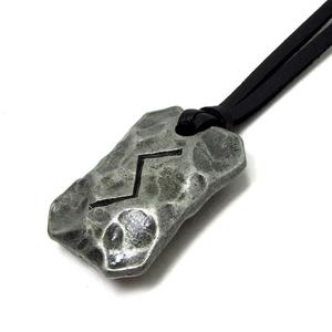 Luxury Sterling <b>Silver</b> Rune <b>Pendant</b>, Elder Futhark Alphabet <b>Pendant</b>, Viking Rune <b>Pendant</b> - Product Image 6