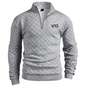 เสื้อฮัลฟ์ซิปคุณภาพดี ตัดเย็บตามสั่ง พร้อมโลโก้  ผ้าเนื้อนุ่มสบาย ทนทาน เหมาะสำหรับผู้ชาย - Product Image 1